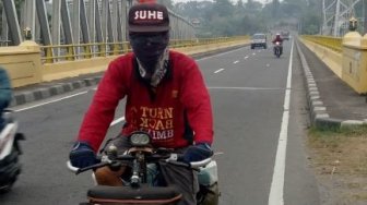 Mudik ke Kampung Halaman Naik Sepeda Kayuh 4 Hari 3 Malam, Ini Cerita Tamin