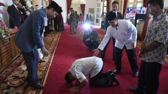 Momen Presiden Jokowi Halalbihalal Bersama Warga