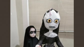 Biasa Itu Membosankan, Gadis Kecil Ini Pilih Tema Horor saat Ulang Tahun