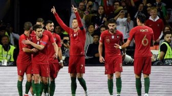Cristiano Ronaldo Incar Trofi Juara UEFA Nations League 2018/2019