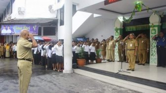 Mulai Masuk Kerja, 10 PNS di Pemkot Ambon Bolos, 206 Orang Tak Ikut Upacara