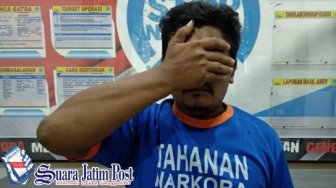 Edarkan Sabu, Kuli Bangunan asal Blitar Dibekuk Polisi Kediri