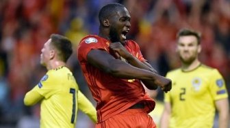 Kualifikasi Piala Eropa 2020: Lukaku Cetak Gol, Belgia Hajar Skotlandia 4-0