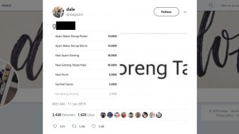 Dihargai Rp 16 Ribu, Menu Nasi Goreng Tanpa Nasi Ini Bikin Bingung Warganet