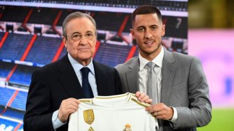 Hazard Pakai Jam Super Mewah Saat Dikenalkan Sebagai Pemain Real Madrid