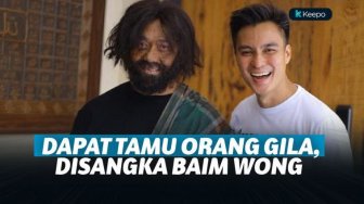 Dapat Tamu Orang Gila, Seorang Wanita Kira Kedatangan Baim Wong