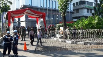 LIVE: Suasana di Luar Gedung MK Jelang Sidang Lanjutan Gugatan Pilpres 2019