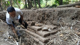 Temuan Struktur Batu Bata Kuno Zaman Majapahit, BPCB Belum Mulai Ekskavasi