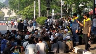 Banyak Massa Luar Jakarta Berdatangan ke Gedung MK, Begini Reaksi Polisi