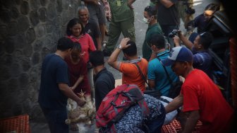 Senangnya Dewi Dapat Ayam Gratis untuk Dimasak Sendiri