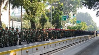 Ribuan Prajurit TNI Ikut Disiagakan Jaga Gedung MK