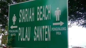 Heboh Laki-laki dan Perempuan Harus Dipisah di Pantai Syariah, Ini Faktanya