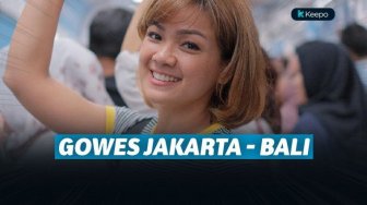 Keren Banget! Nirina Zubir dan Suami Gowes Jakarta-Bali Selama 10 Hari