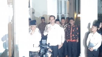 Sebelum ke Jepang, Jokowi Sambangi Kediaman Ma'ruf Amin