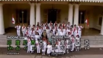 Viral Lagu Kebangsaan Indonesia Pakai Bahasa Mandarin, Ini Faktanya