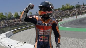 Hasil FP2 MotoGP Jerman: Marquez Gantian Memimpin, Rossi Melorot 7 Tingkat