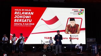 Minta Relawan Contoh Sifat Jokowi, TGB: Beliau dari Rakyat, Bukan Elite