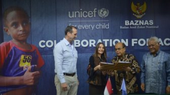 Baznas dan Unicef Kerja Sama Bantu Anak Korban Krisis Kemanusiaan