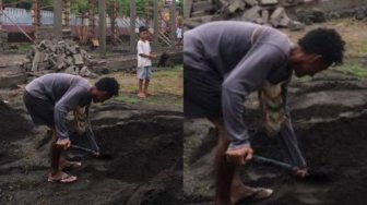 Ketahuan Jadi Kuli Bangunan, Anak Wali Kota Tidore ini Jadi Sorotan Media!