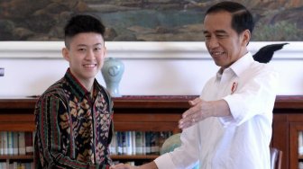 Bahas Industri Musik Tanah Air, Rapper Rich Brian Temui Jokowi