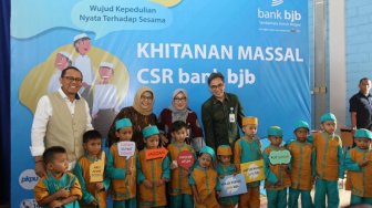 Corporate Social Responsibility Bank BJB, 200 Anak Ikut Khitanan Massal