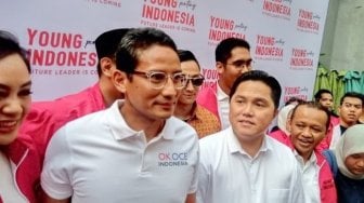 Erick Sebut Peluang Sandiaga Uno Jadi Bos BUMN Sangat Kecil