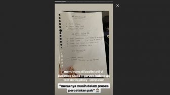 Viral Menu Tulisan Tangan, Polisi Sudah Periksa Saksi dari Garuda