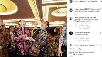 Menteri Susi Ngakak Bareng Bapak Ini, Ini Candaan Mereka Versi Warganet