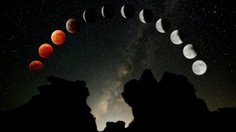 Bulan yang Memerah dan 2 Fakta soal Gerhana Bulan Malam Ini