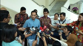 Nadiem Makarim Pamer Gojek Rambah Negara Lain di Depan JK