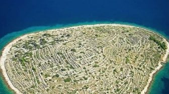 Uniknya Baljenac Island, Pulau Serupa Sidik Jari di Kroasia