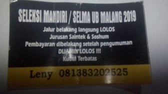 Universitas Brawijaya Malang Angkat Bicara Soal Stiker 'Jalur Belakang'