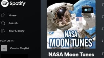 Daftar Lagu untuk Astronot NASA ke Bulan Bisa Didengarkan di Spotify