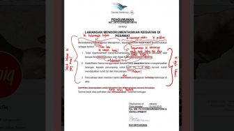 Salah Tata Bahasa, Warganet Revisi Surat Larangan Foto di Pesawat Garuda