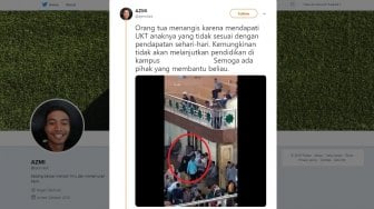 Tak Dapat UKT Sesuai Pendapatan, Video Ayah Menangis Ini Viral