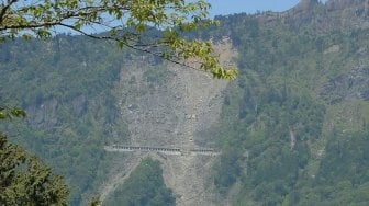 Potret tingginya jalur Alishan Forest Railway (Wikimedia Commons Benjamin JKI)