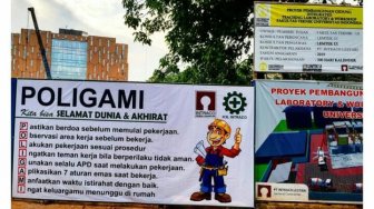 Viral Spanduk Imbauan Poligami di Kampus UI, Begini Ceritanya