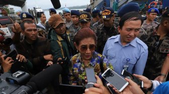 Menteri Susi Apresiasi Satgas 115 Tangkap Kapal Buronan Internasional MV NI