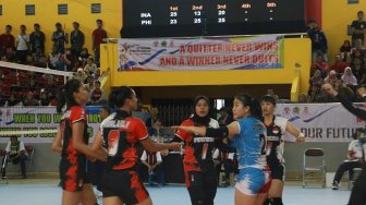 Banyak Gagal Servis, Tim Voli Putri Indonesia Kalah 3 Set dari Philipina