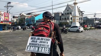 Gantikan Nazar Amien Rais Jalan Kaki Jogja - Jakarta, Lilik Bawa Surat Ini