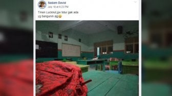 Ketiduran di Kelas, Bangun-bangun Kaget Sudah Begini Kondisinya