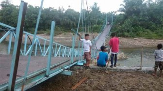 Jembatan Ambruk, Sembilan Pekerja Luka-luka