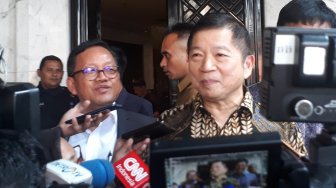 Plt Ketum PPP Bahas Posisi Pimpinan MPR dengan Surya Paloh di DPP Nasdem