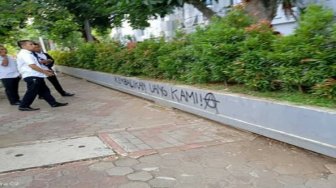 Polisi Selidiki Pelaku Penulis Umpatan di Gedung Pemkab Bojonegoro