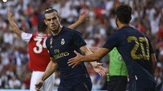 Bale Tampil dan Cetak Gol, Real Madrid Tundukkan Arsenal di ICC 2019