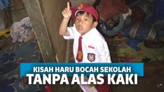 Ibu Nikah Lagi dan Ayahnya Meninggal, Bocah Ini Sekolah Pakai Baju Kotor 