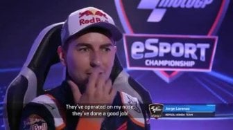 Lihat Dirinya Versi Game, Jorge Lorenzo: Hidungnya Lebih Bagus