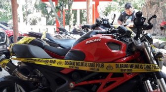 Beraksi 11 Kali, Kawanan Bandit Ini Colong Ducati Monster hingga Ninja 250