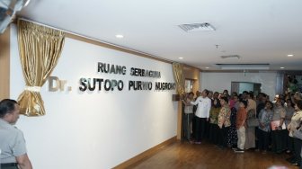 Sutopo Purwo Nugroho Diabadikan dalam Patung dan Gedung Serbaguna di BNPB