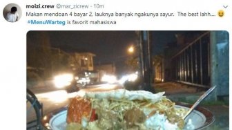 Tagar #MenuWarteg Viral, Ini 5 Cuitan Ajaib Jamaah Twitter